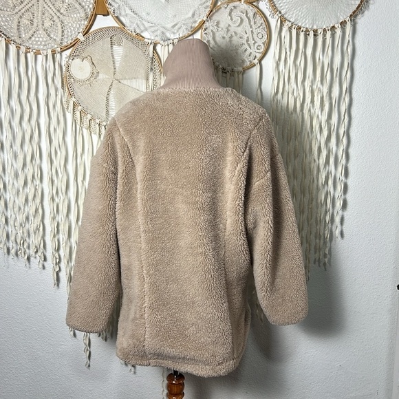 Varley Stratton Sherpa Quarter Zip Pullover Size M - Picture 8 of 13